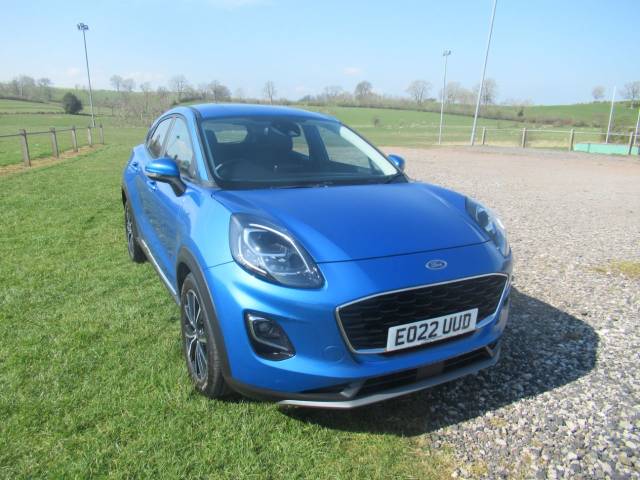 Ford Puma 1.0 EcoBoost Hybrid mHEV Titanium 5dr Hatchback Petrol Blue