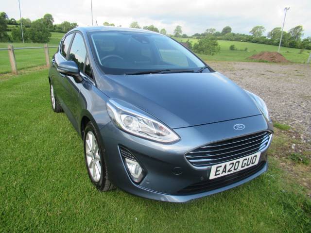 Ford Fiesta 1.0 EcoBoost Titanium 5dr Auto Hatchback Petrol Blue