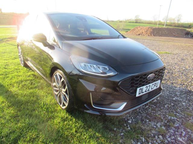 Ford Fiesta 1.0 EcoBoost Hybrid mHEV 155 ST-Line Vignale 5dr Hatchback Petrol Black