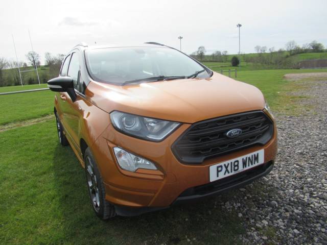 Ford Ecosport 1.0 EcoBoost 125 ST-Line 5dr Auto Hatchback Petrol Orange