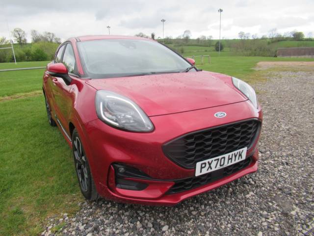 Ford Puma 1.0 EcoBoost Hybrid mHEV ST-Line X 5dr Hatchback Petrol Red