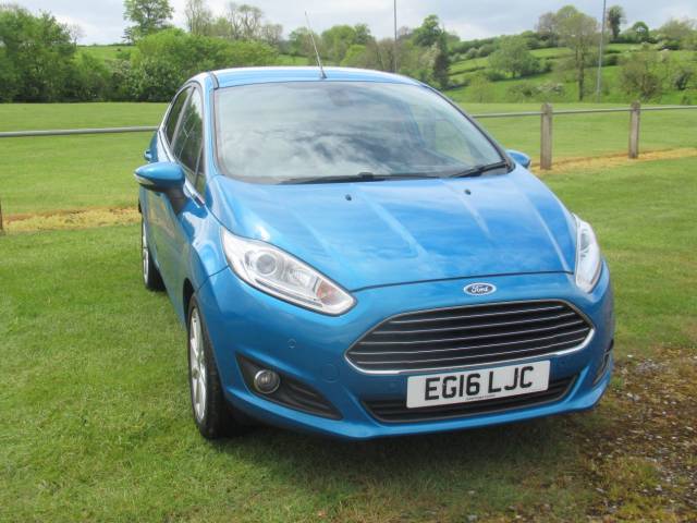 Ford Fiesta 1.5 TDCi Titanium 5dr Hatchback Diesel Blue