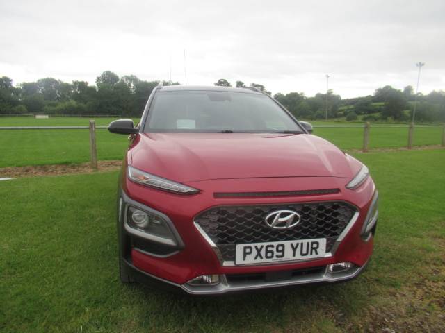 Hyundai KONA 1.6T GDi Blue Drive Premium GT 5dr 4WD DCT Hatchback Petrol Red