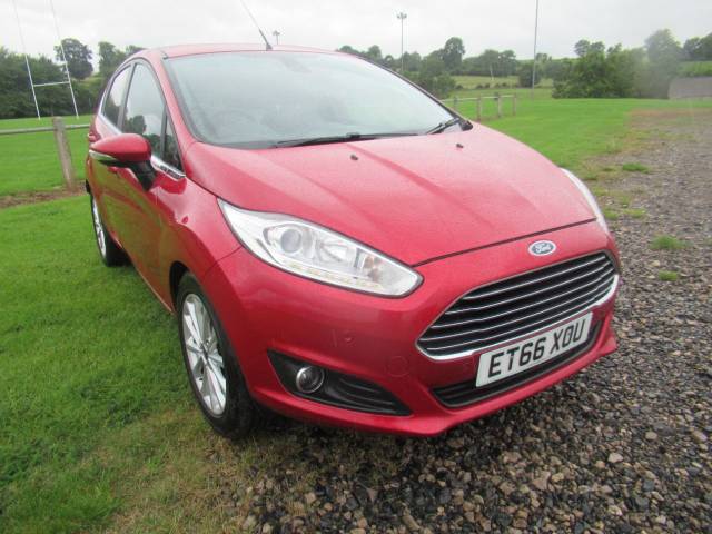 Ford Fiesta 1.0 EcoBoost 125 Titanium X 5dr Hatchback Petrol Red