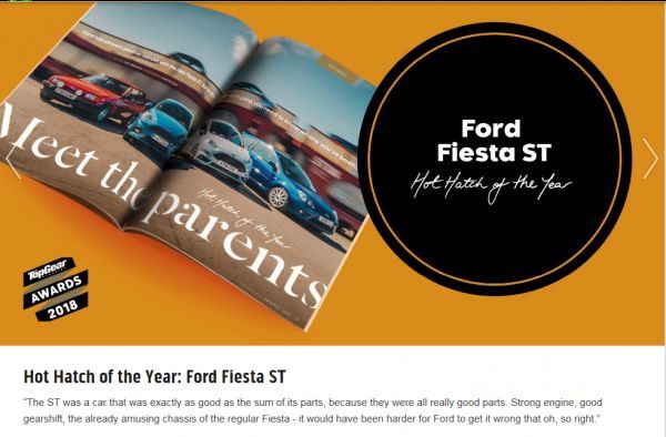 Hot Hatch of the Year: Ford Fiesta ST